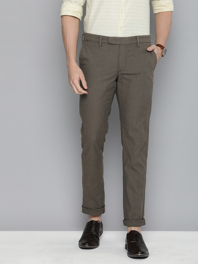 INDIAN TERRAIN Slim Fit Men Green 
