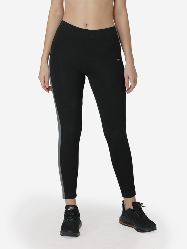 RED TAPE Solid Women Black Tights - Buy 