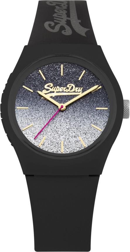 superdry urban ombre glitter watch