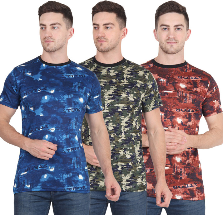 MANHOOD Military Camouflage Men Round 