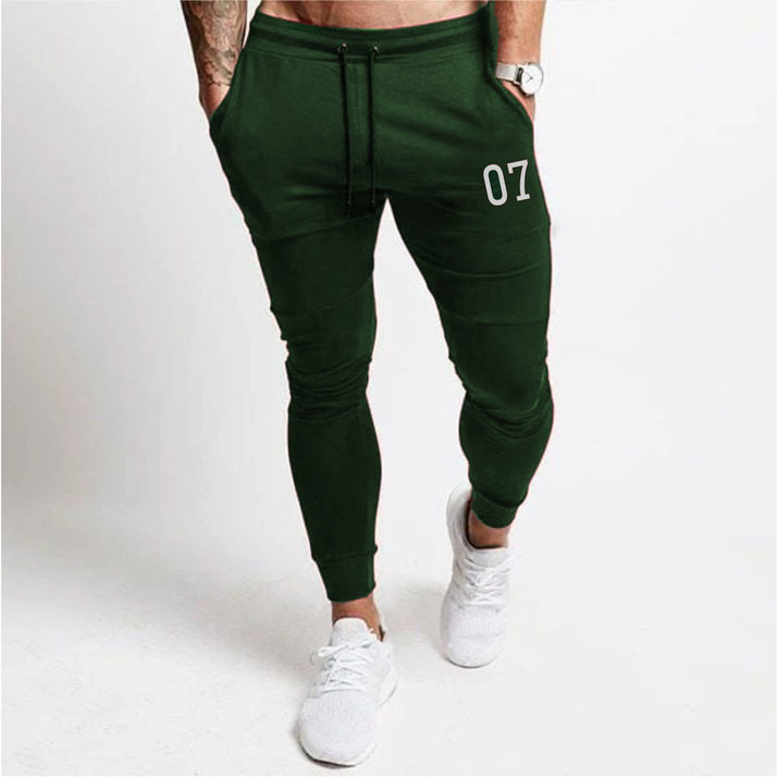 Kizaar Solid Men Green Track Pants 