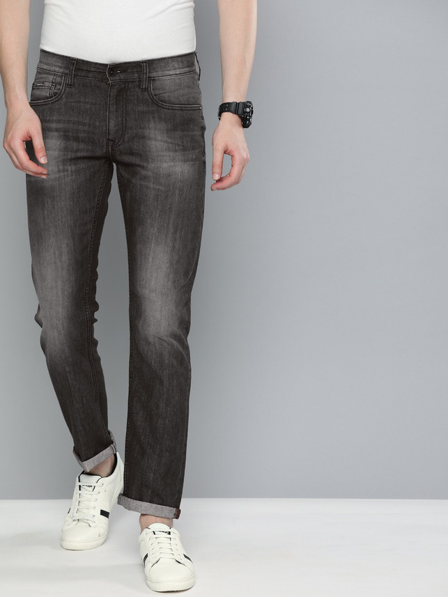 American Bull Slim Men Black Jeans 
