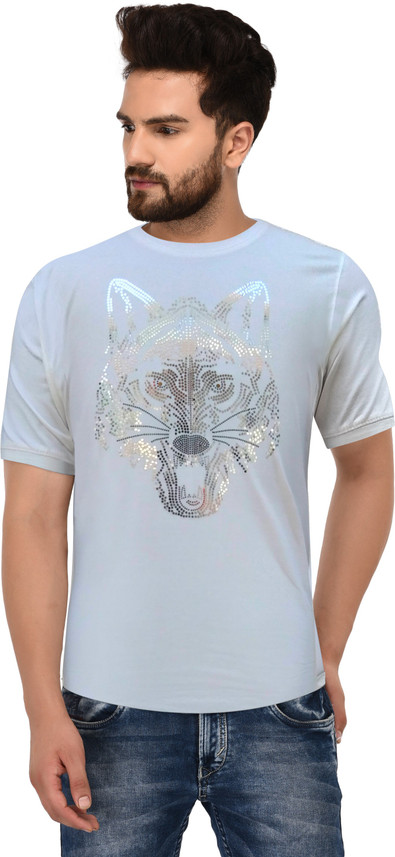 Buy ridgear Embellished Men Round Neck 