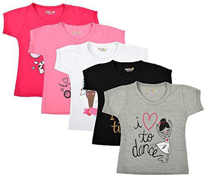 Kuchipoo Girls Printed Cotton Blend 