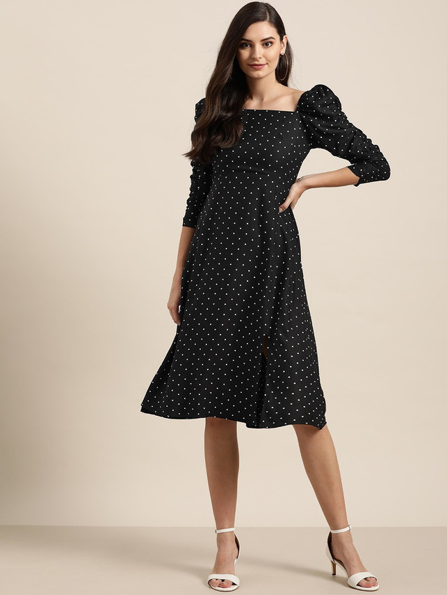 20Dresses Women Fit and Flare Black 