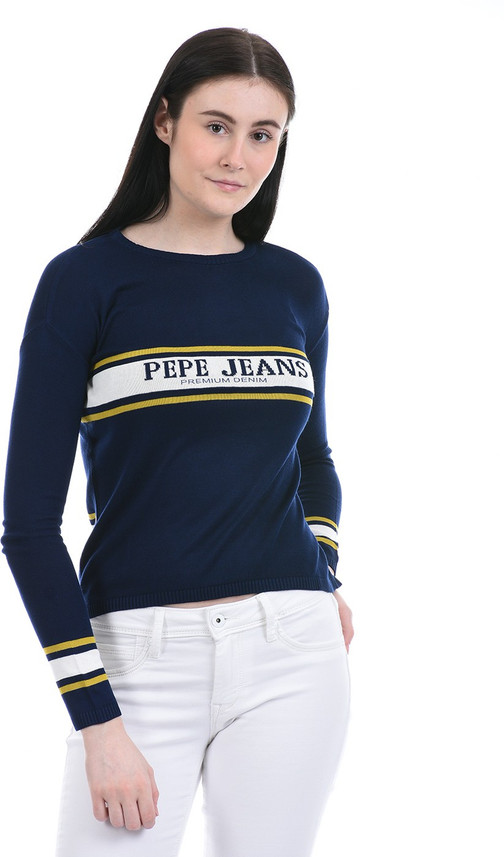 Pepe Jeans Printed Round Neck Casual 