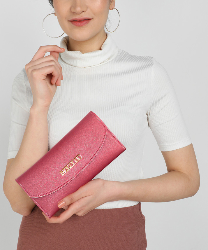 caprese pink wallet