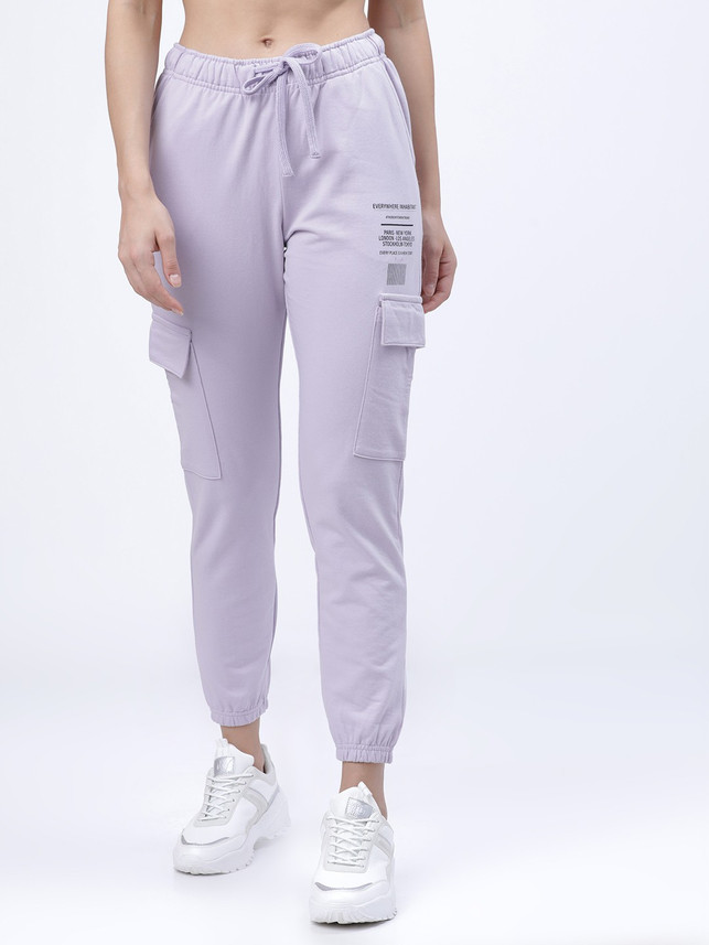 Tokyo Talkies Solid Women Grey Track 