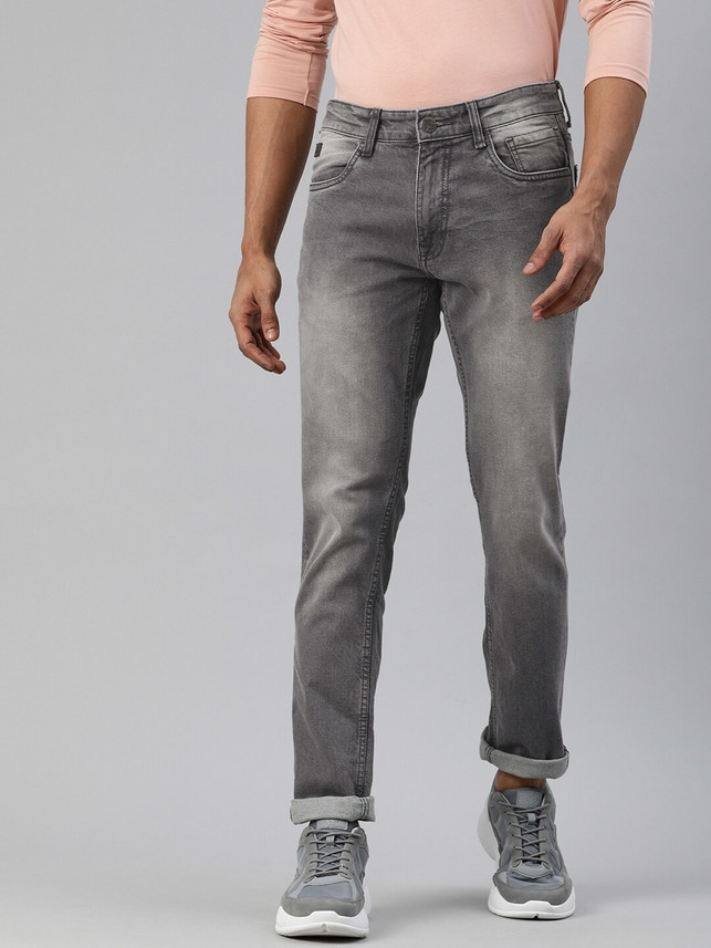WROGN Slim Men Grey Jeans - Buy WROGN 
