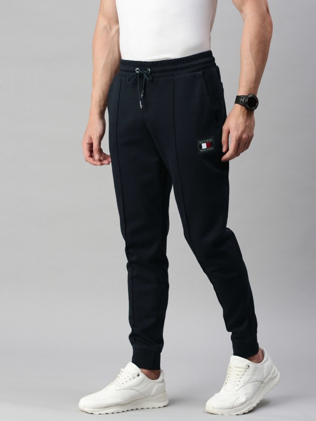 black tommy hilfiger track pants