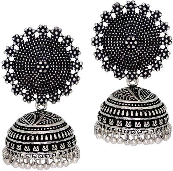 oxidised earrings flipkart