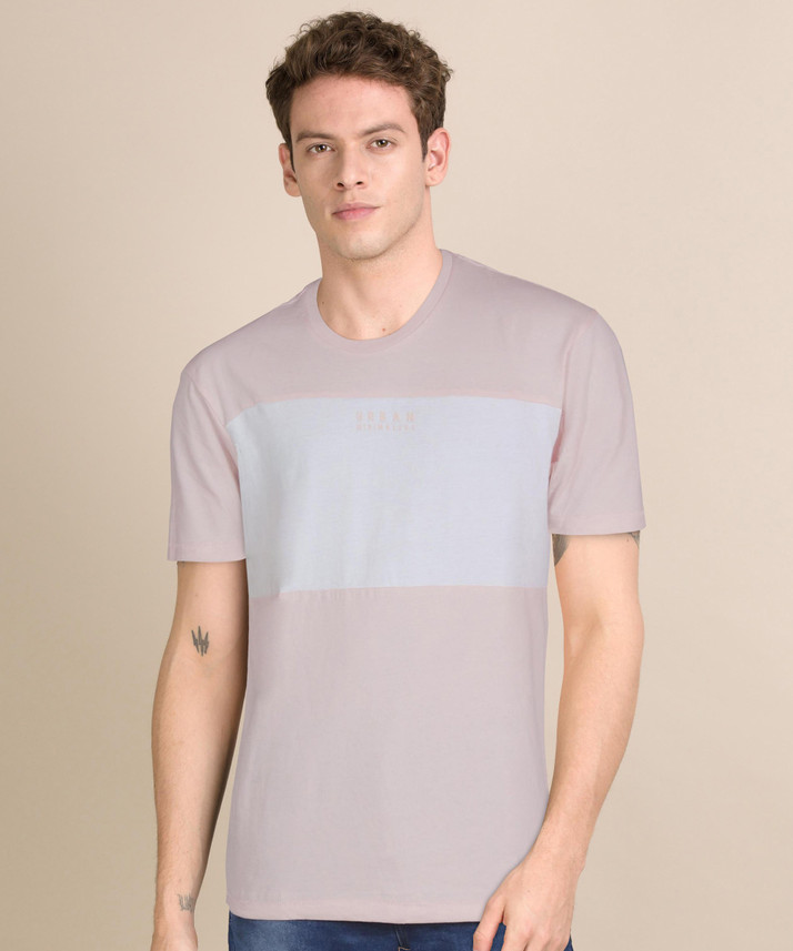 FLYING MACHINE Color Block Women Round 