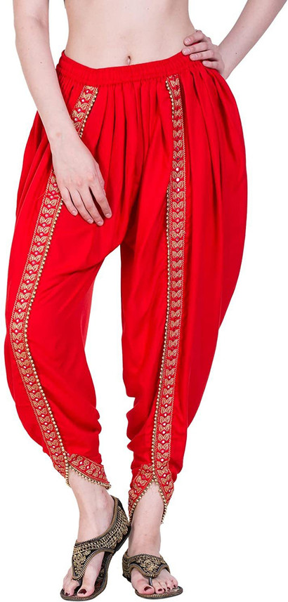 PRINCESWEAR Solid Rayon Women Harem 