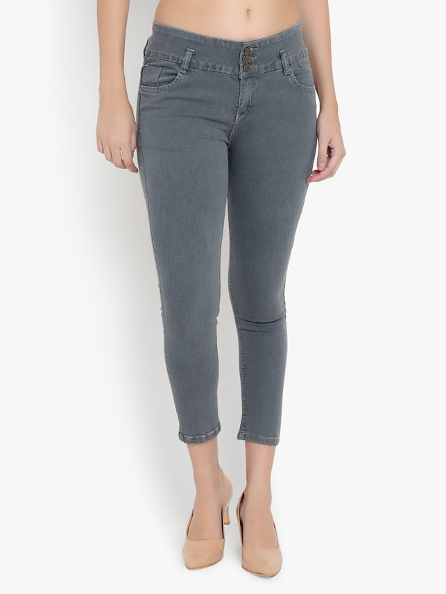 AKACY 3 Button Stretchable Ankle Length 