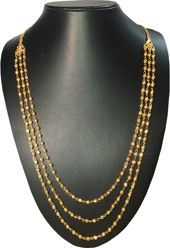HMDN 3 layered Mohan mala Gold-plated 
