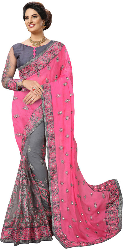 flipkart stone work saree