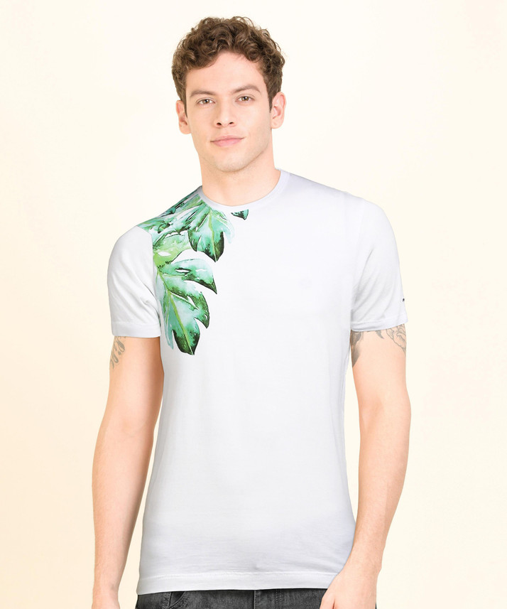 Pepe Jeans Floral Print Men Round Neck 
