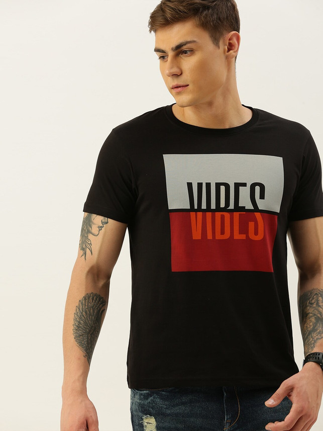 Moda Rapido Printed Men Round Neck 