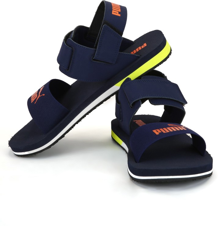 puma men blue sports sandals