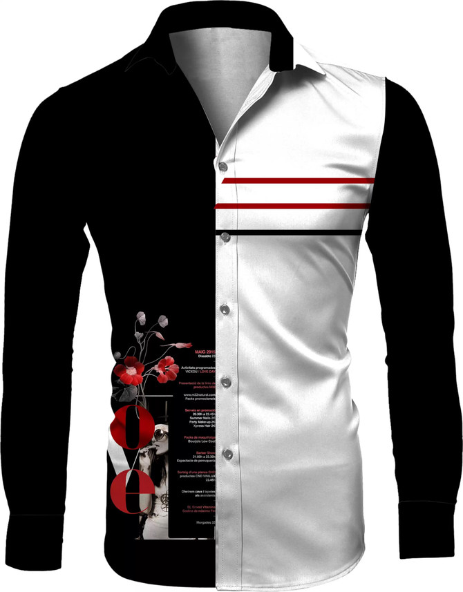 Mahi creations Linen Printed Shirt 