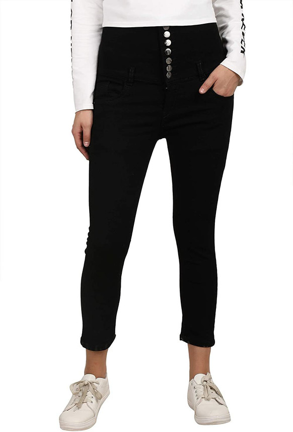 Broadstar Skinny Women Black Jeans 
