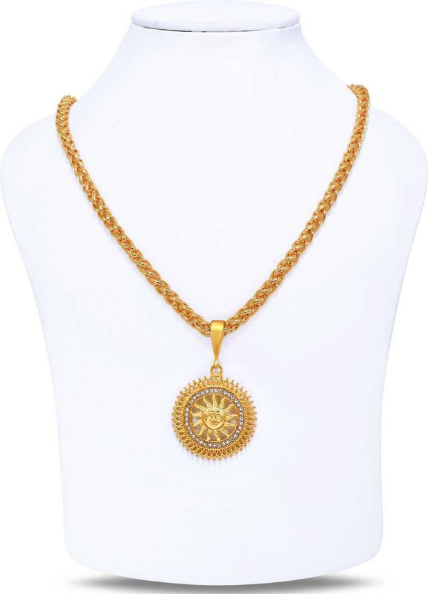 Gram Gold Plated Round Necklace Chain 