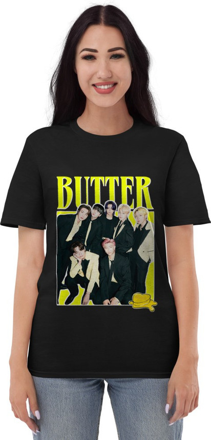 Bts Kpop Printed Couple Round Neck 