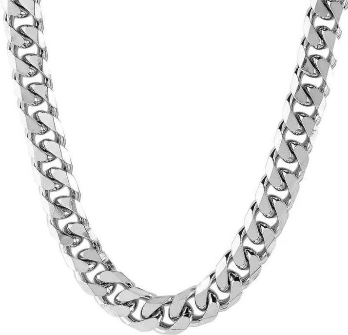 Silver Plated Stainless Steel Chain 