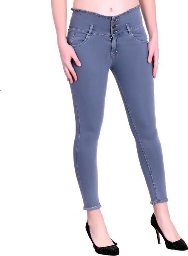 Plus91 Skinny Women Black Jeans - Buy 