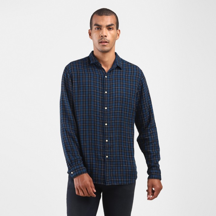 levi's men's checkered casual shirt