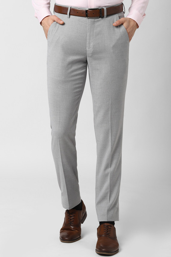 PETER ENGLAND Slim Fit Men Grey 