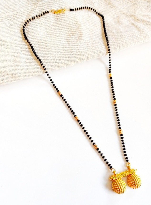 haar nekles gold mangalsutra design 
