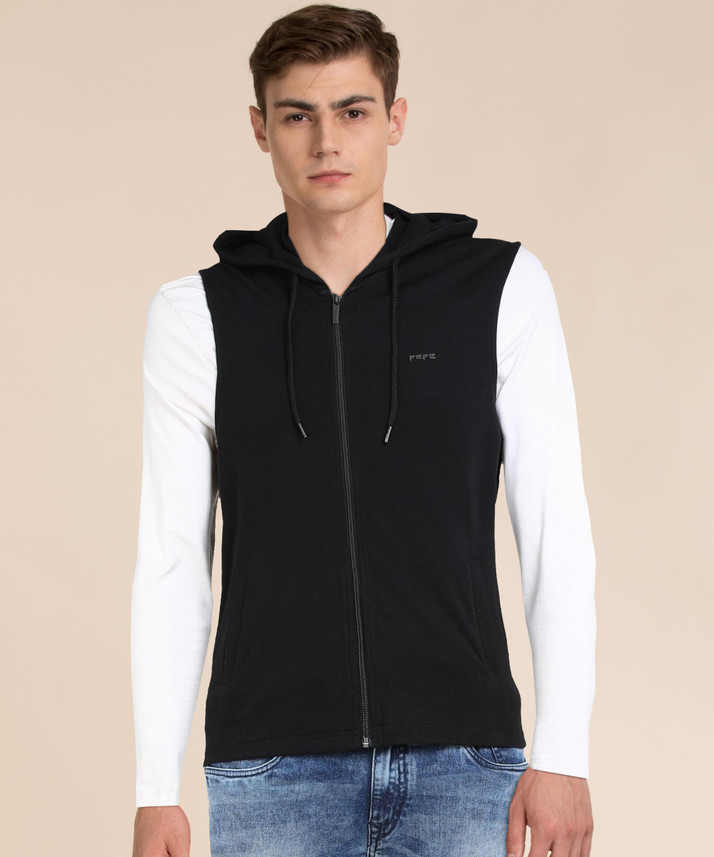 sleeveless hoodie flipkart