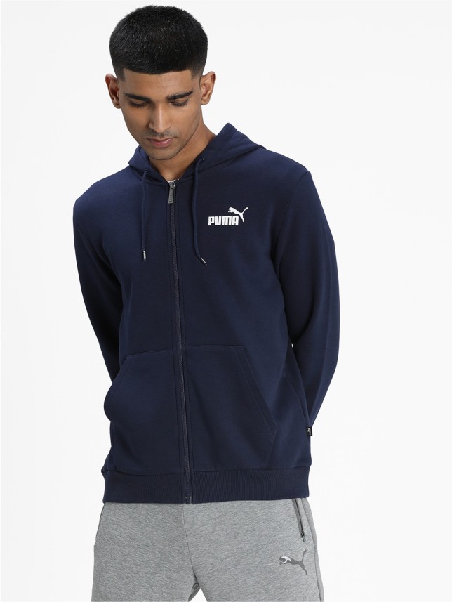 puma full sleeve solid men's jacket flipkart