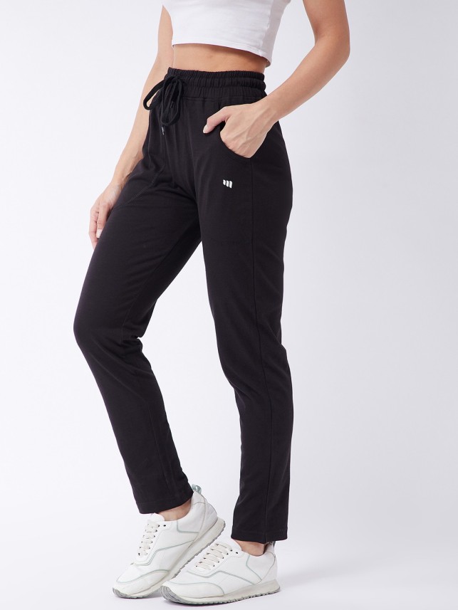 black track pants womens