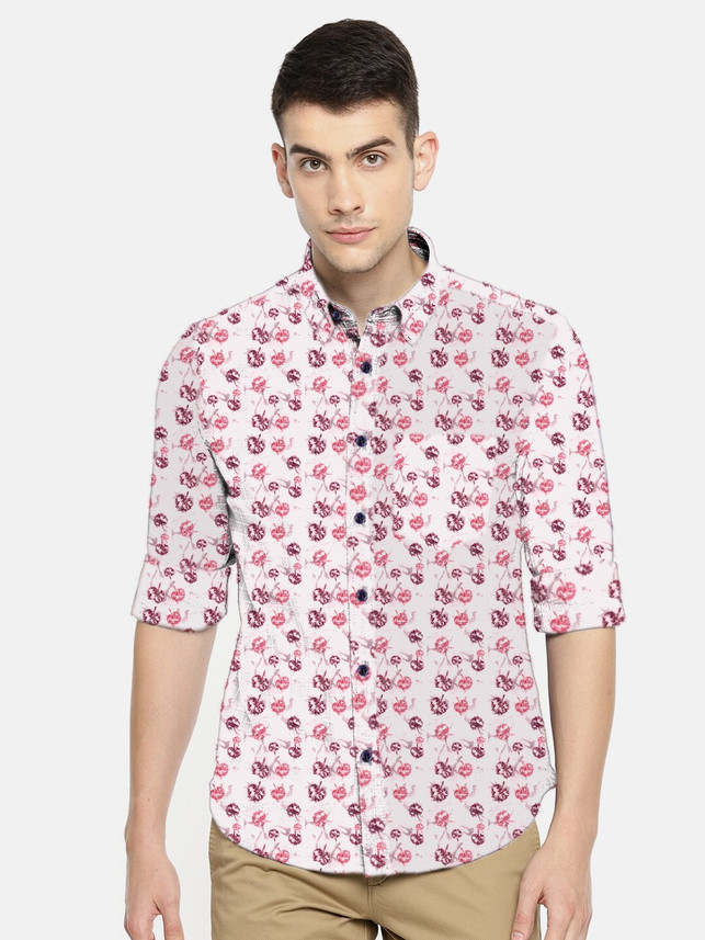 Cavenders Men Printed Casual White 
