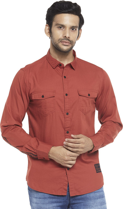 SF Jeans by Pantaloons Men Solid Casual 