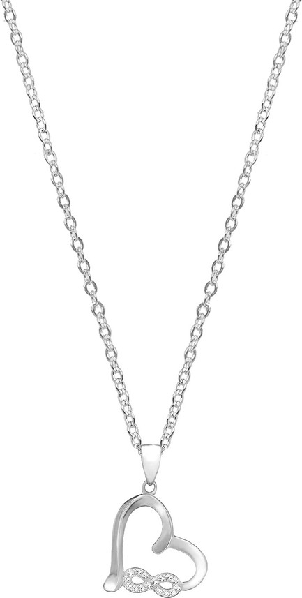 GIVA Sterling Silver Zircon Infinity 