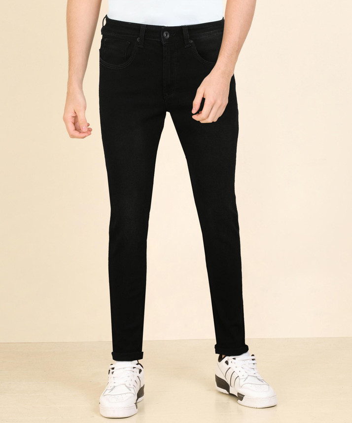 Spykar Slim Men Black Jeans - Buy 