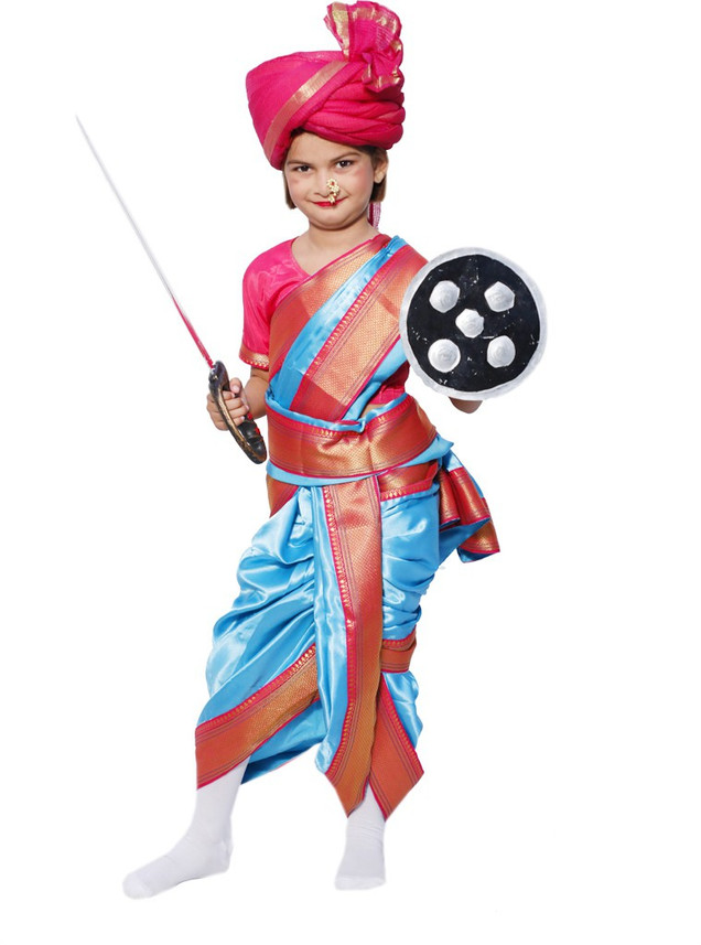 fancy dress for girl freedom fighter