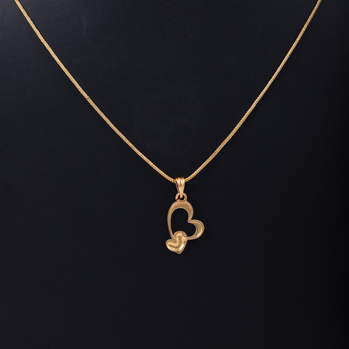 Gilher Gilher Fancy Gold Plated Heart 