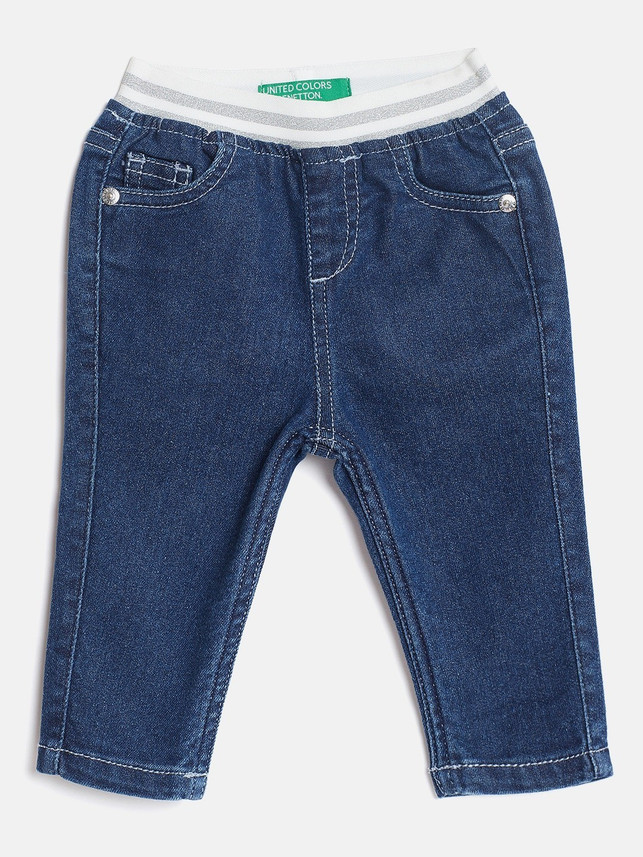 Benetton Slim Girls Light Blue Jeans 