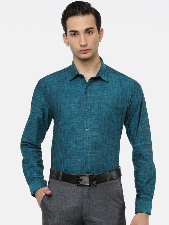 Buy Ramraj Cotton Men Solid Formal Dark 