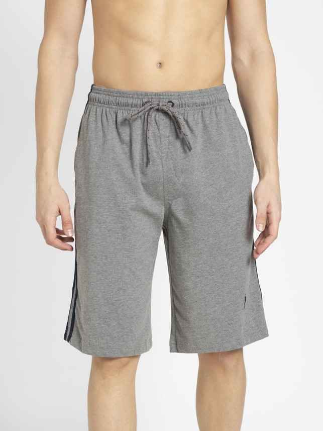 JOCKEY Solid Men Grey Regular Shorts 