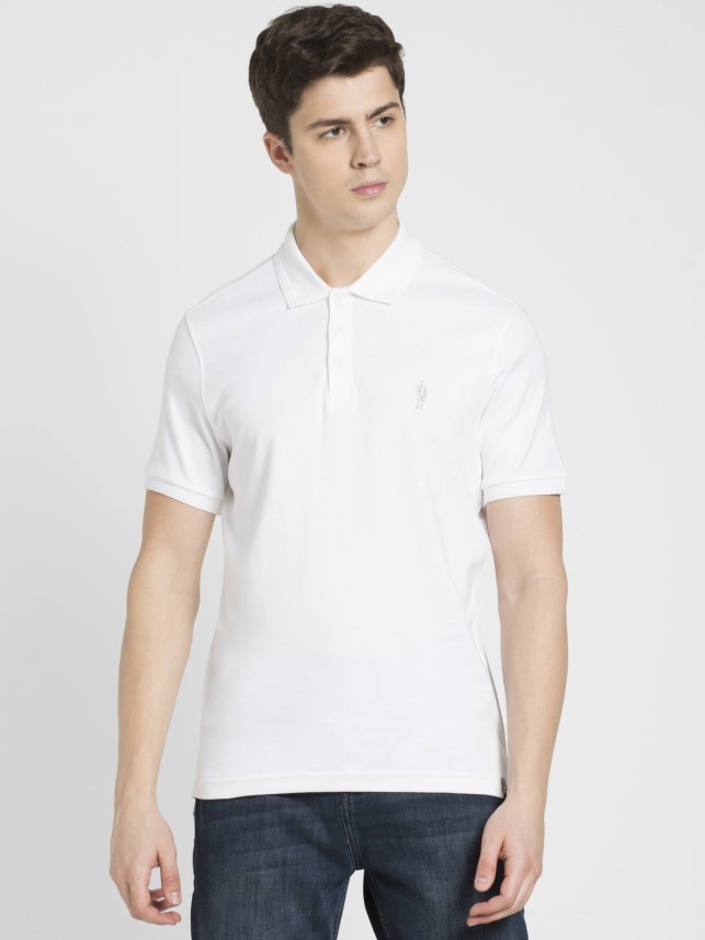 white collar shirt polo