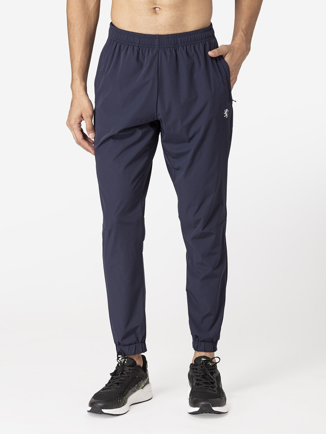 Buy RED TAPE Solid Men Blue Track Pants 