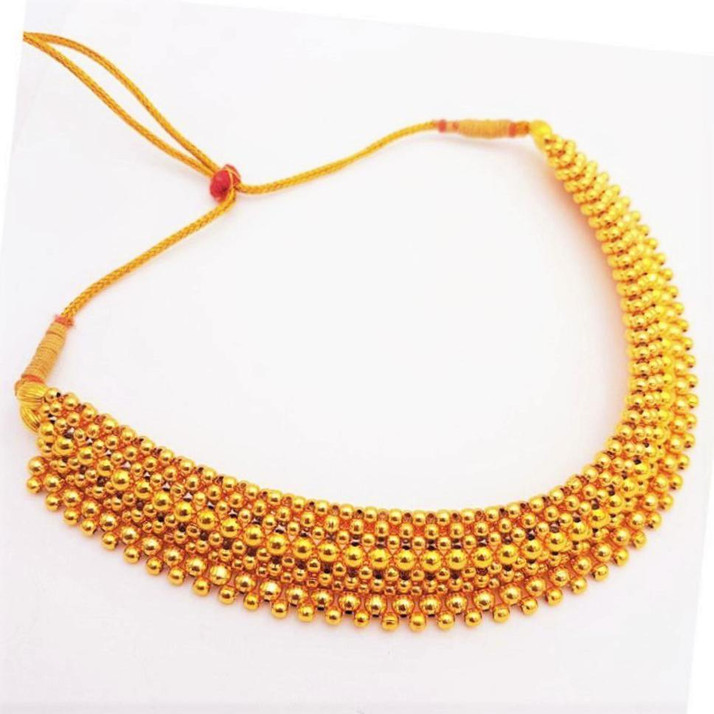 Maharashtrian Thushi Necklace Set 