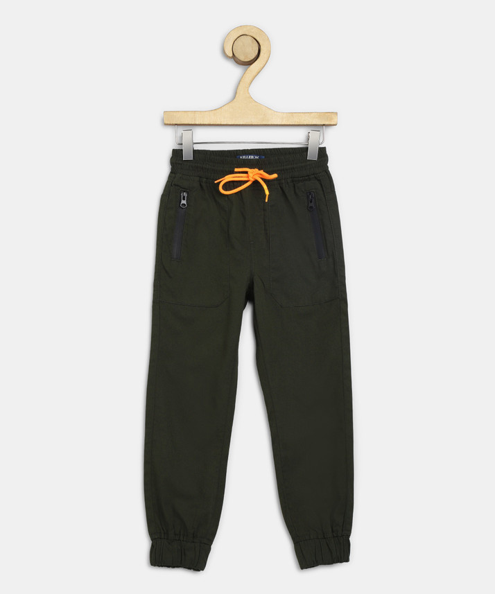 KILLER Regular Fit Boys Green Trousers 