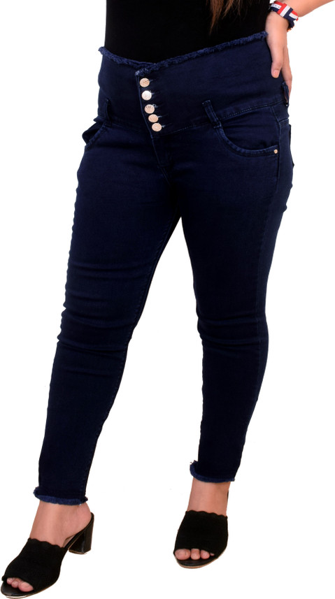 7 Nine Regular Women Dark Blue Jeans 