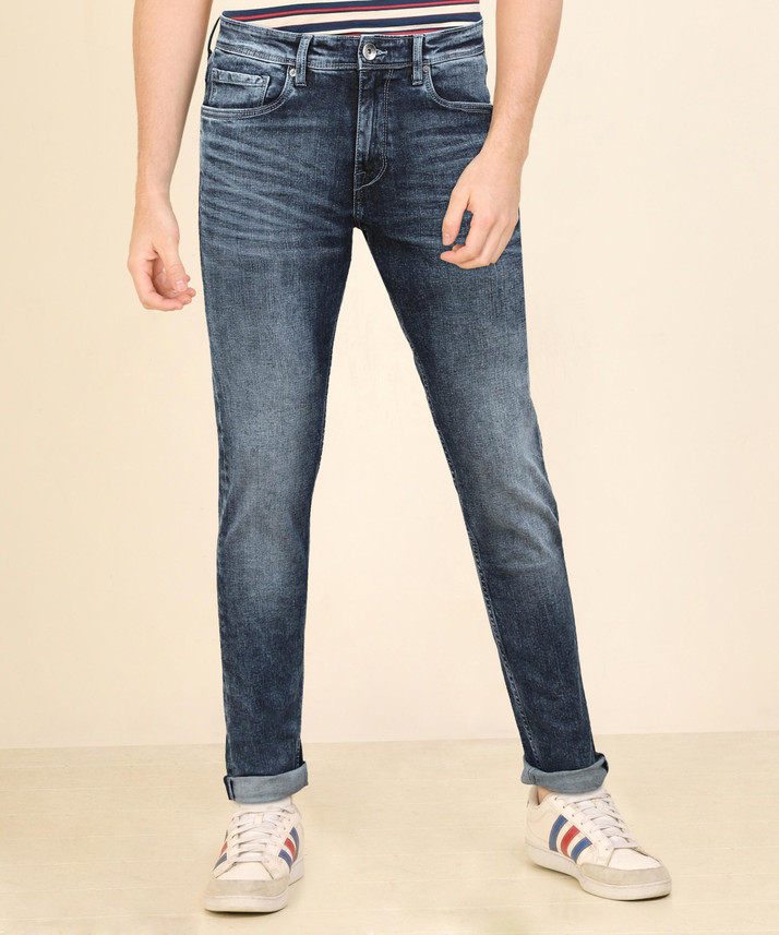 Pepe Jeans Slim Men Blue Jeans - Buy 